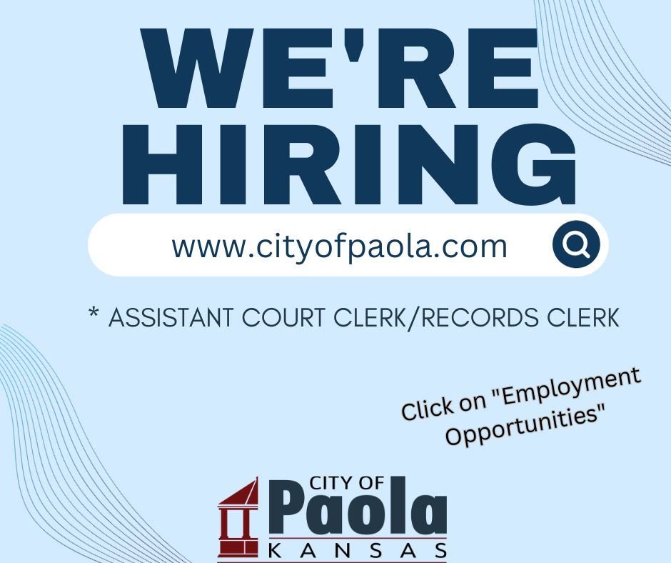 Help Wanted Asst Court Clerk